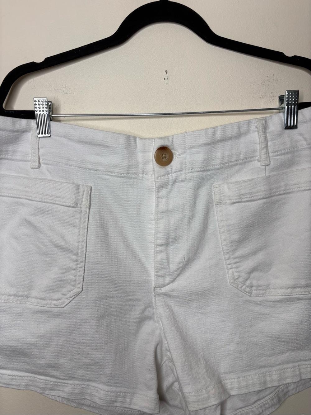 Anthropologie Maeve The Colette White Denim Shorts Size 18W - Picture 4 of 6